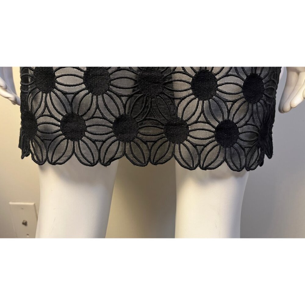 MILLY GUIPURE LACE BEETLEJUICE DRESS 4 - Picture 10 of 12